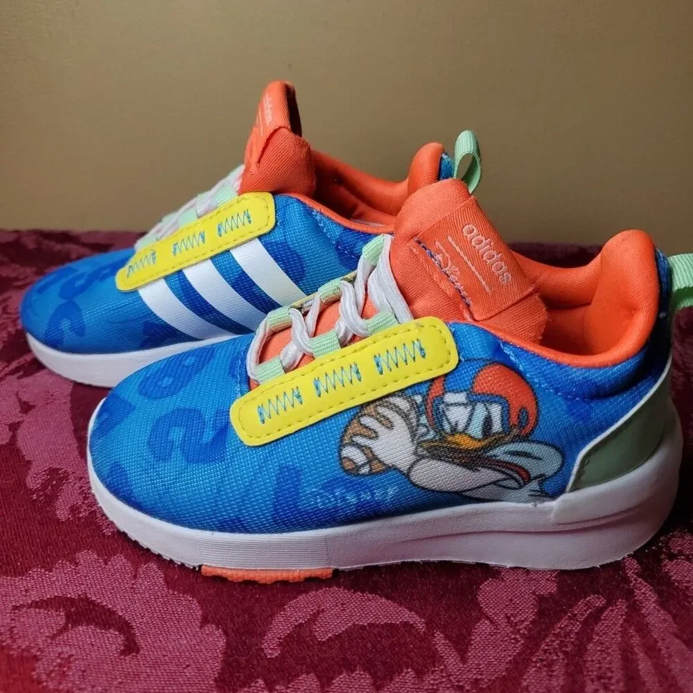 Adidas Racer TR21‎ Mickey Infant Sz 6K Blue Sneakers Running Shoes